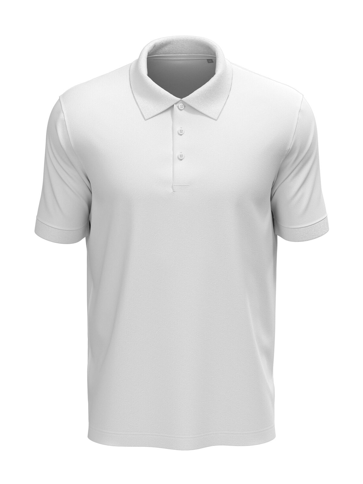 Lux Polo Herren Poloshirt – Stedman – Farbe Weiß – individuell veredelbar