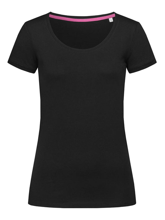 Megan Crew Neck Herren T-Shirt – Stedman – Farbe black opal – individuell veredelbar