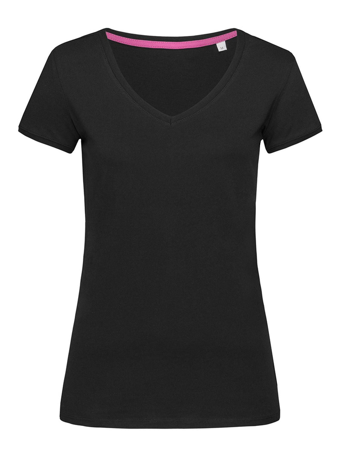 Megan V-Neck Herren T-Shirt – Stedman – Farbe black opal – individuell veredelbar