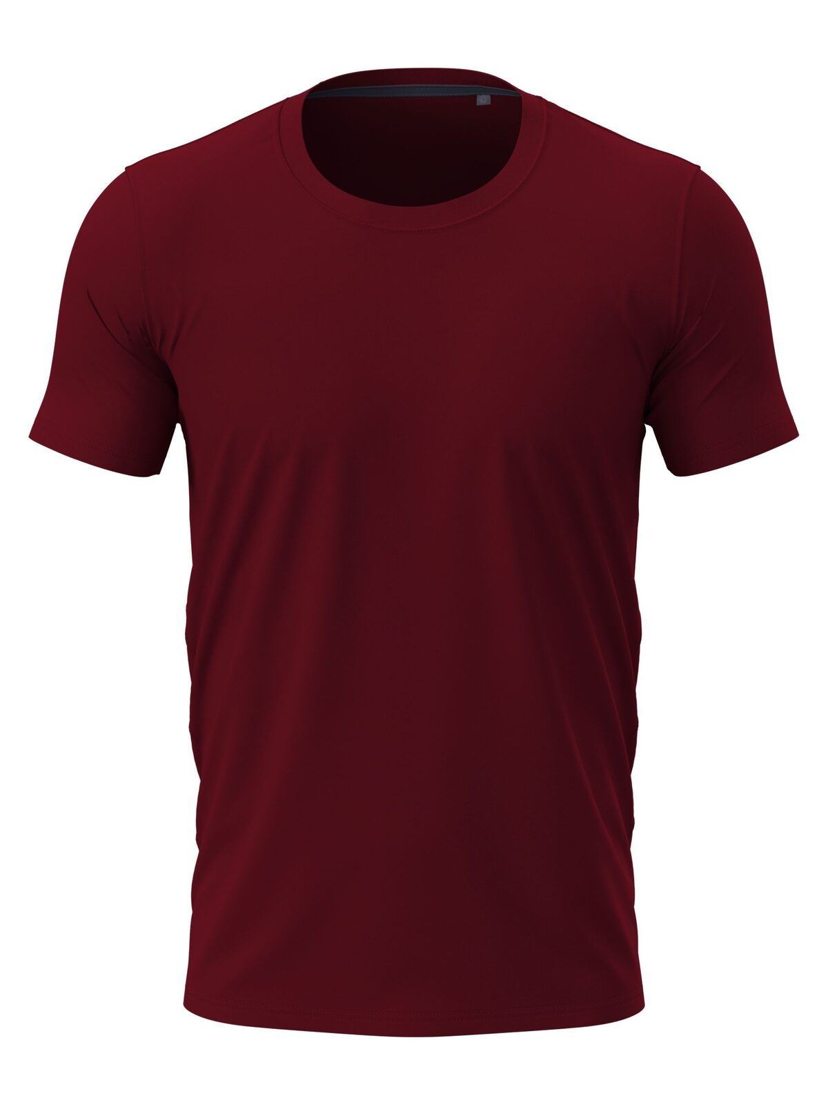 Stretch-T T-Shirt – Stedman – Farbe bordeaux – individuell veredelbar