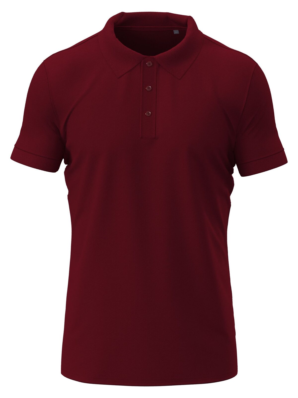 Stretch Polo Herren Poloshirt – Stedman – Farbe bordeaux – individuell veredelbar