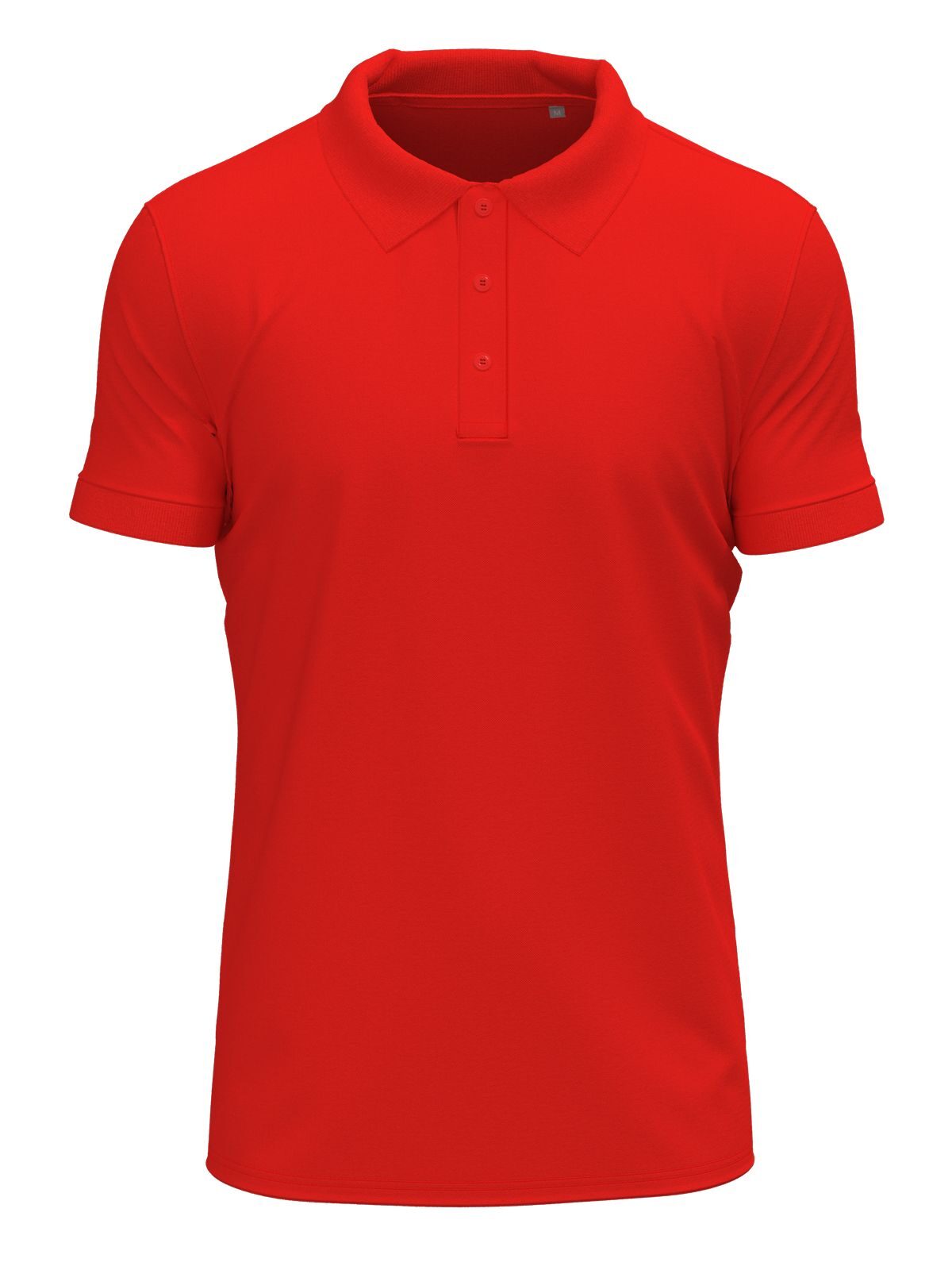 Stretch Polo Herren Poloshirt – Stedman – Farbe scarlet red – individuell veredelbar