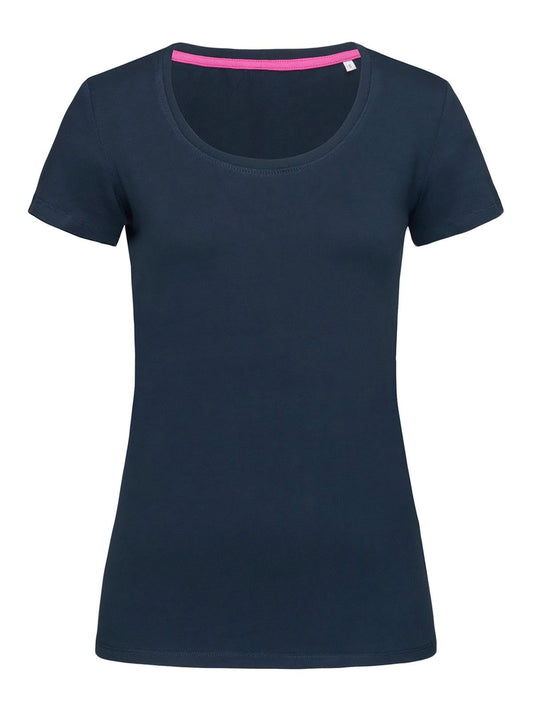 Stretch-T women Damen T-Shirt – Stedman – Farbe blue midnight – individuell veredelbar