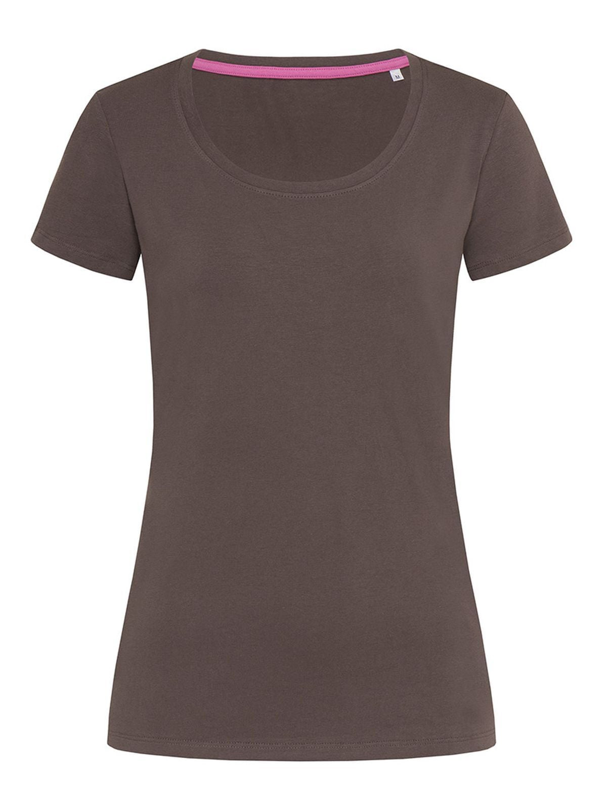 Stretch-T women Damen T-Shirt – Stedman – Farbe dark chocolate – individuell veredelbar