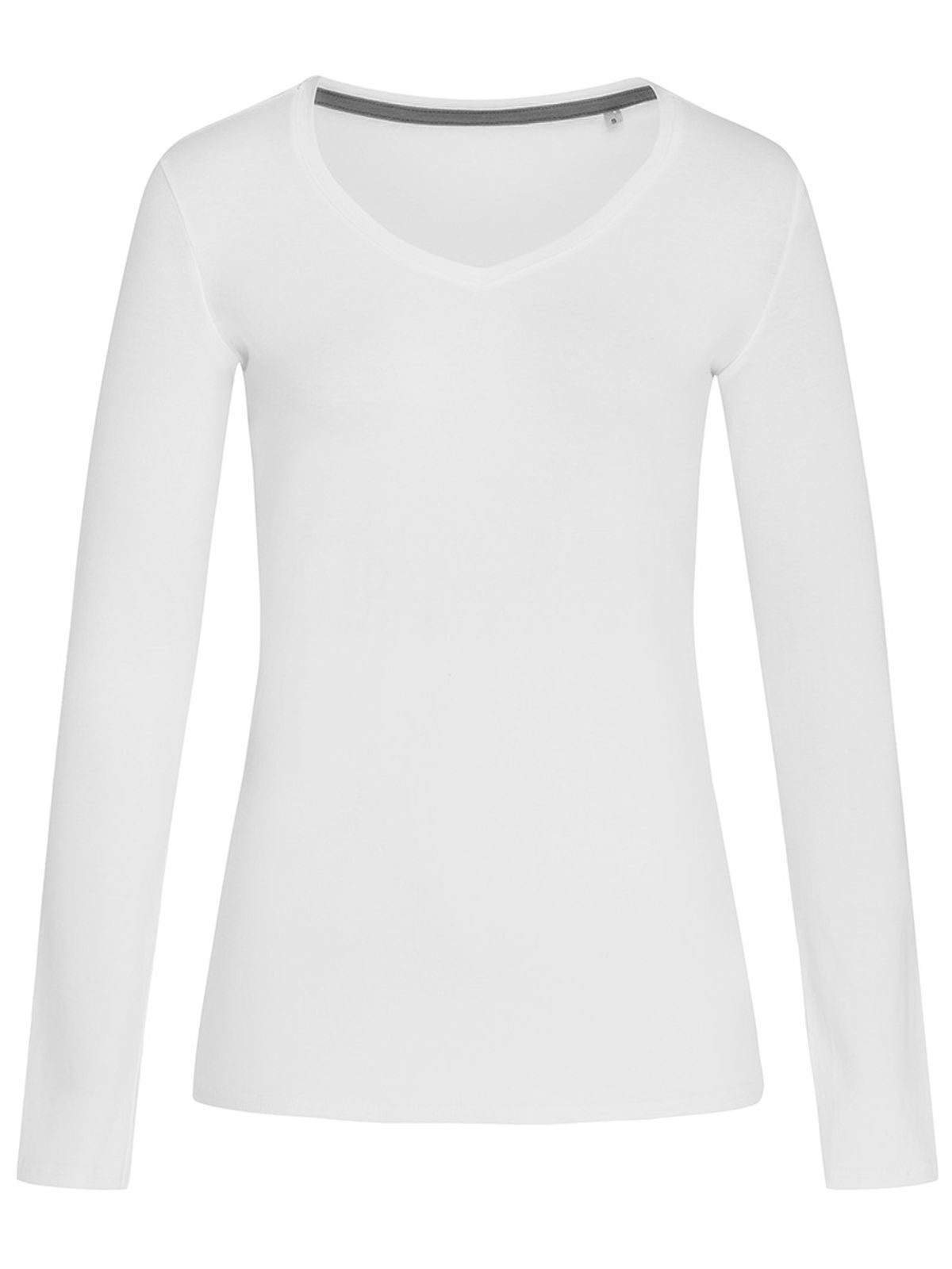 Stretch-T Long sleeve T-Shirt – Stedman – Farbe Weiß – individuell veredelbar