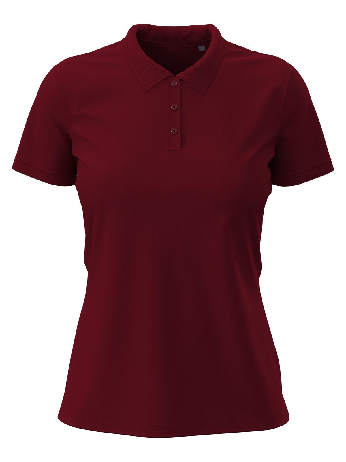 Stretch Polo women Damen Poloshirt – Stedman – Farbe bordeaux – individuell veredelbar