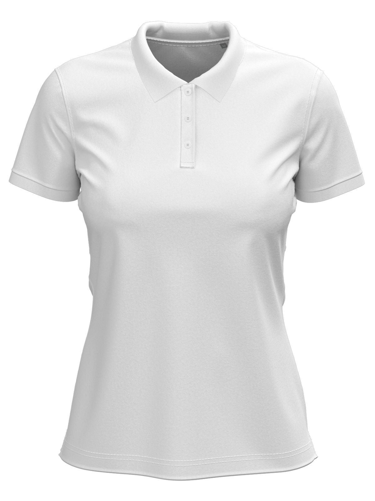Stretch Polo women Damen Poloshirt – Stedman – Farbe Weiß – individuell veredelbar