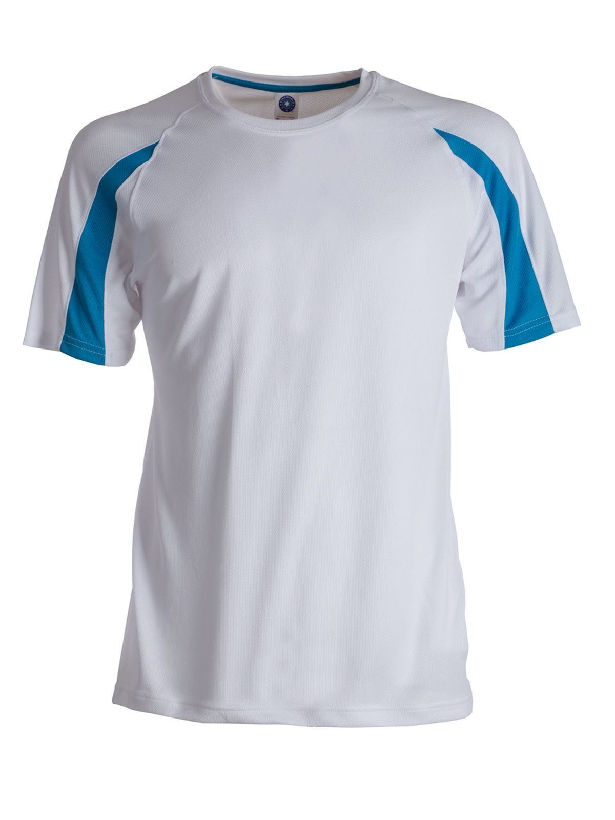 Ultra Tech Performance Unisex T-Shirt – Star World – Farbe White/Atoll – individuell veredelbar