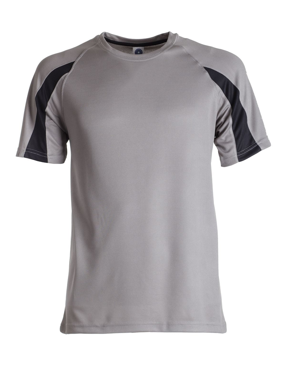 Ultra Tech Performance Unisex T-Shirt – Star World – Farbe Sports Grey/Black – individuell veredelbar
