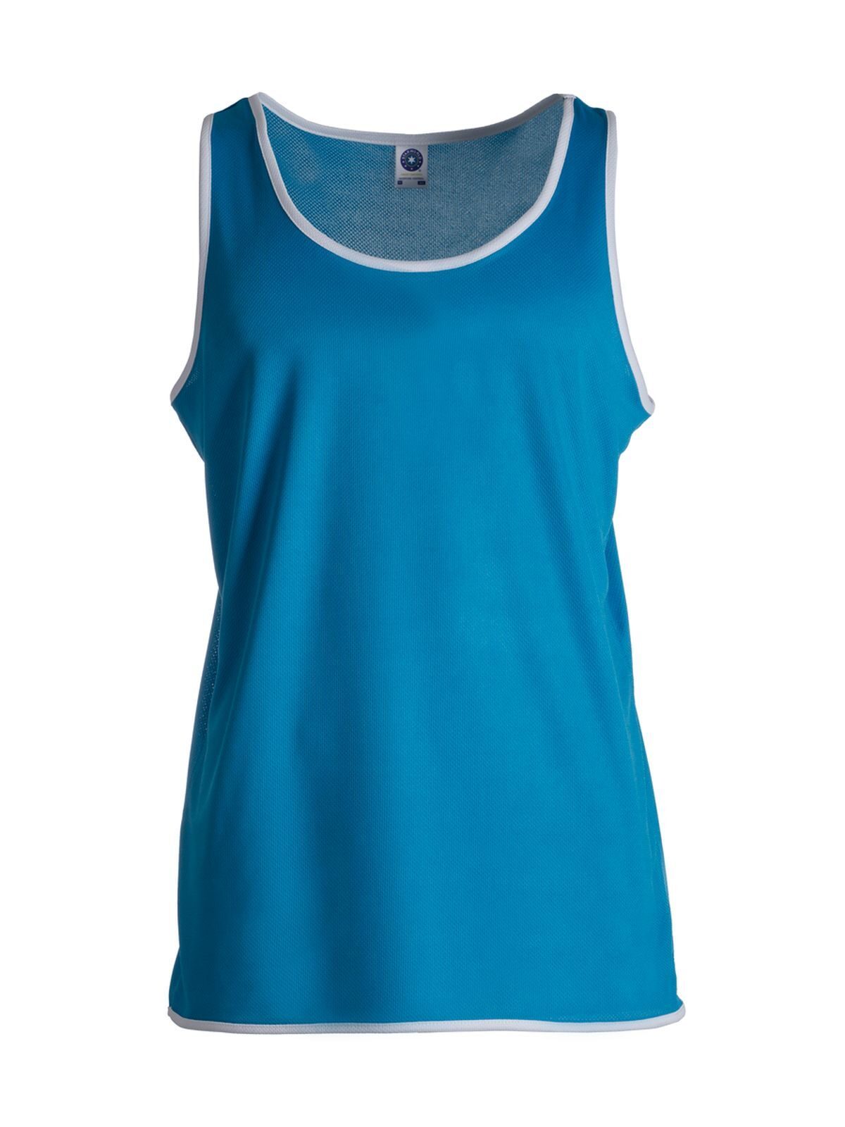 Ultra Tech Contrast Running and Sports Vest T-Shirt – Star World – Farbe Atoll/White – individuell veredelbar