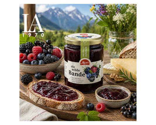 Waldfruchtmarmelade „die wilde Bande“ – 340 g | Premium Feinkost aus Südtirol | LA1970
