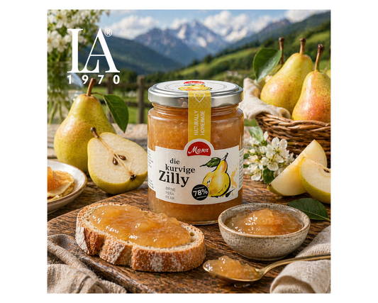 Birnenmarmelade „die kurvige Zilly“ 340 g – Südtiroler Feinkost | LA1970 (Kopie)