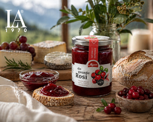 ROSI Preiselbeermarmelade 340 g – Südtiroler Feinkost mit Charakter | LA1970