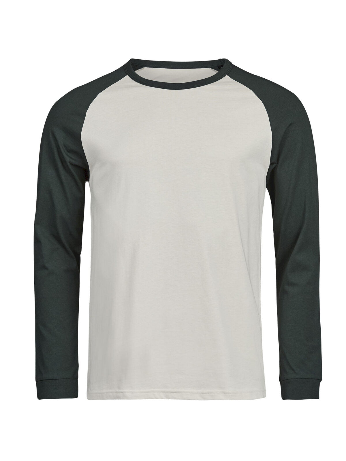 Urban Baseball Tee Herren T-Shirt – Tee Jays – Farbe cement/dark green – individuell veredelbar