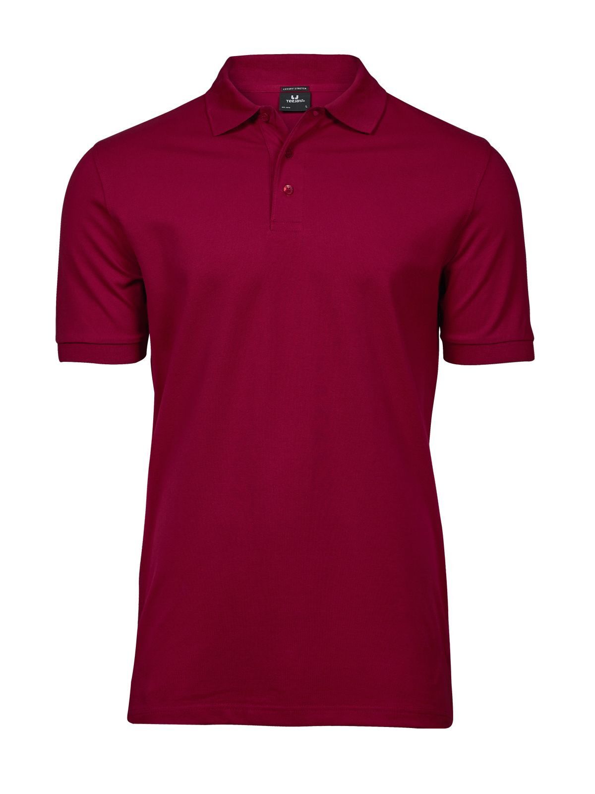 Luxury Stretch Polo Poloshirt – Tee Jays – Farbe Deep Red – individuell veredelbar