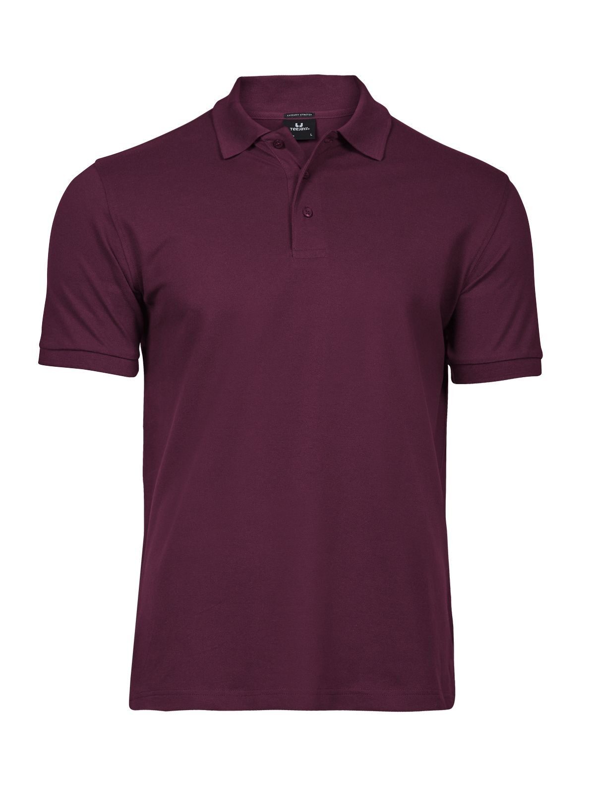Luxury Stretch Polo Poloshirt – Tee Jays – Farbe Bordeaux – individuell veredelbar