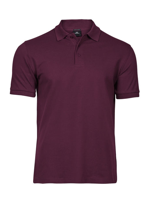 Luxury Stretch Polo Poloshirt – Tee Jays – Farbe Bordeaux – individuell veredelbar