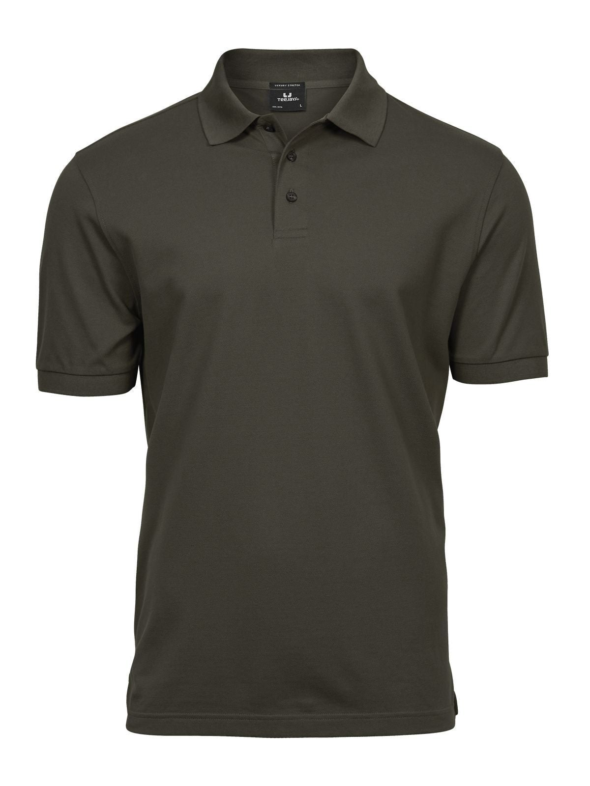 Luxury Stretch Polo Poloshirt – Tee Jays – Farbe Dark Olive – individuell veredelbar