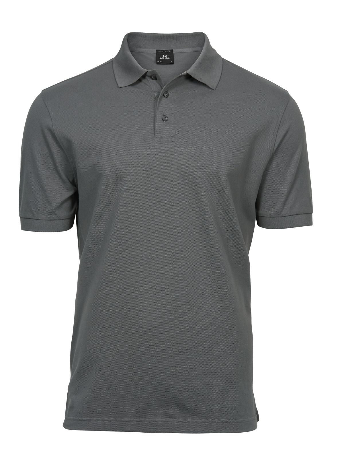 Luxury Stretch Polo Poloshirt – Tee Jays – Farbe Powder Grey – individuell veredelbar