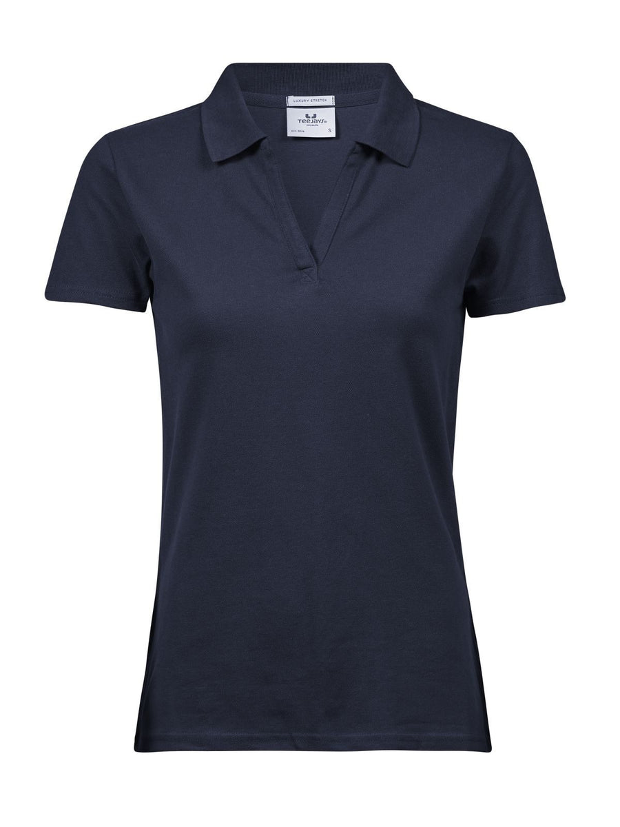 Women Luxury Stretch V Polo Damen Poloshirt – Tee Jays