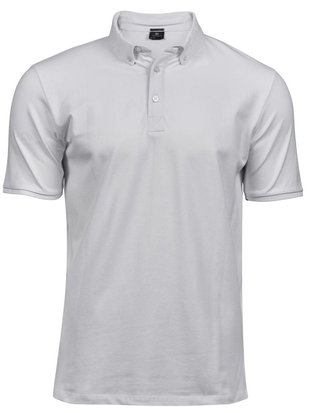 Fashion Luxury Stretch Polo Herren Poloshirt – Tee Jays – Farbe Weiß – individuell veredelbar