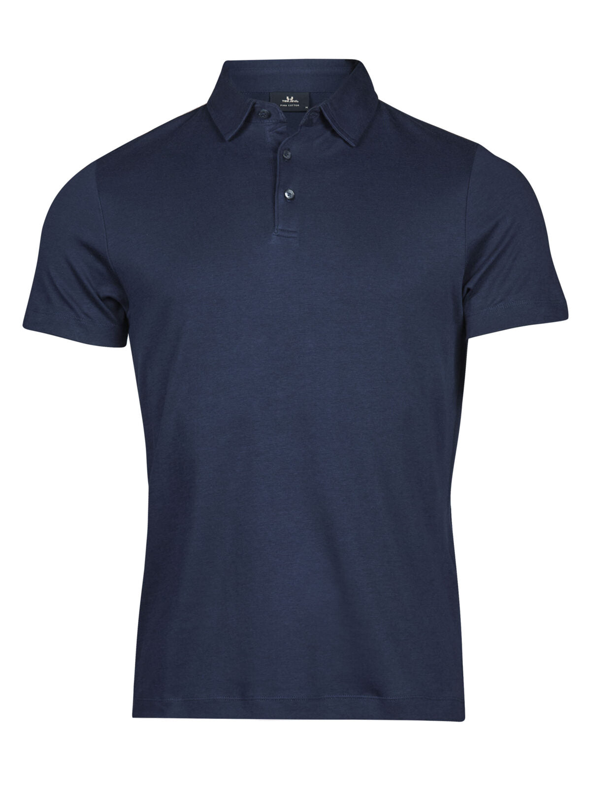 Pima Cotton Polo Herren Poloshirt – Tee Jays – Farbe Navy – individuell veredelbar