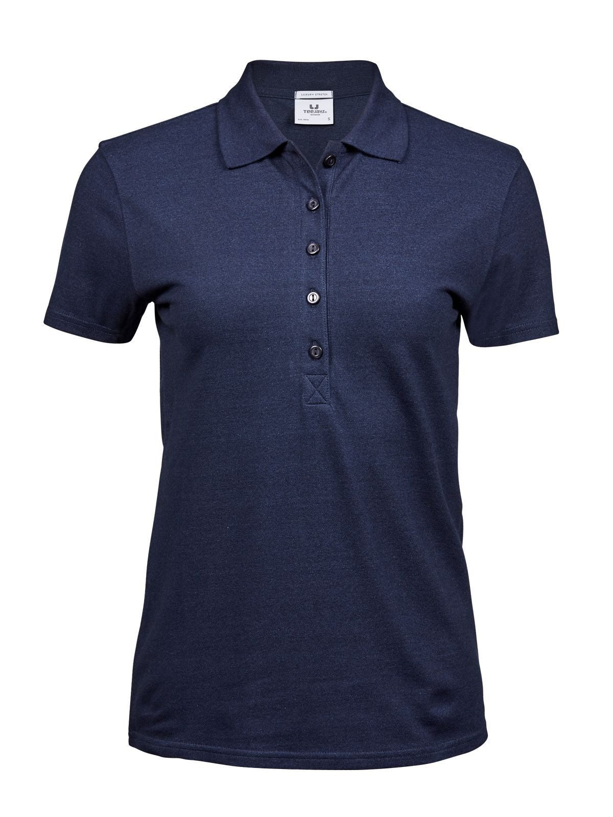 Ladiess Luxury Stretch Polo Damen Poloshirt – Tee Jays – Farbe Denim – individuell veredelbar