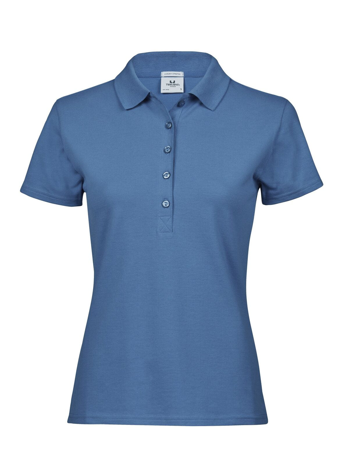 Ladiess Luxury Stretch Polo Damen Poloshirt – Tee Jays – Farbe ocean blue – individuell veredelbar