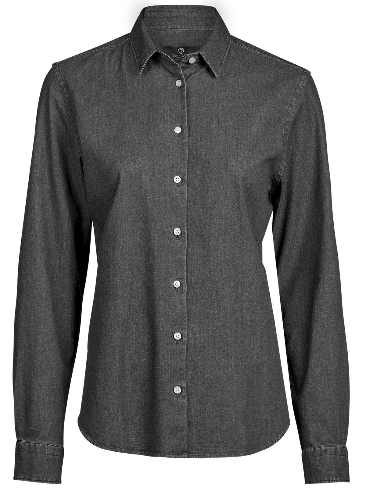 denim shirt Damen Hemd / Bluse – Tee Jays – Farbe black denim – individuell veredelbar