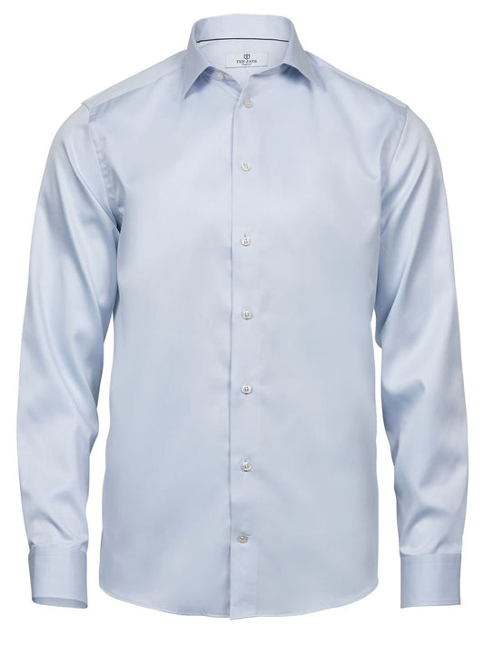 Luxury Shirt Comfort Fit Herren Hemd / Bluse – Tee Jays – Farbe Hellblau – individuell veredelbar