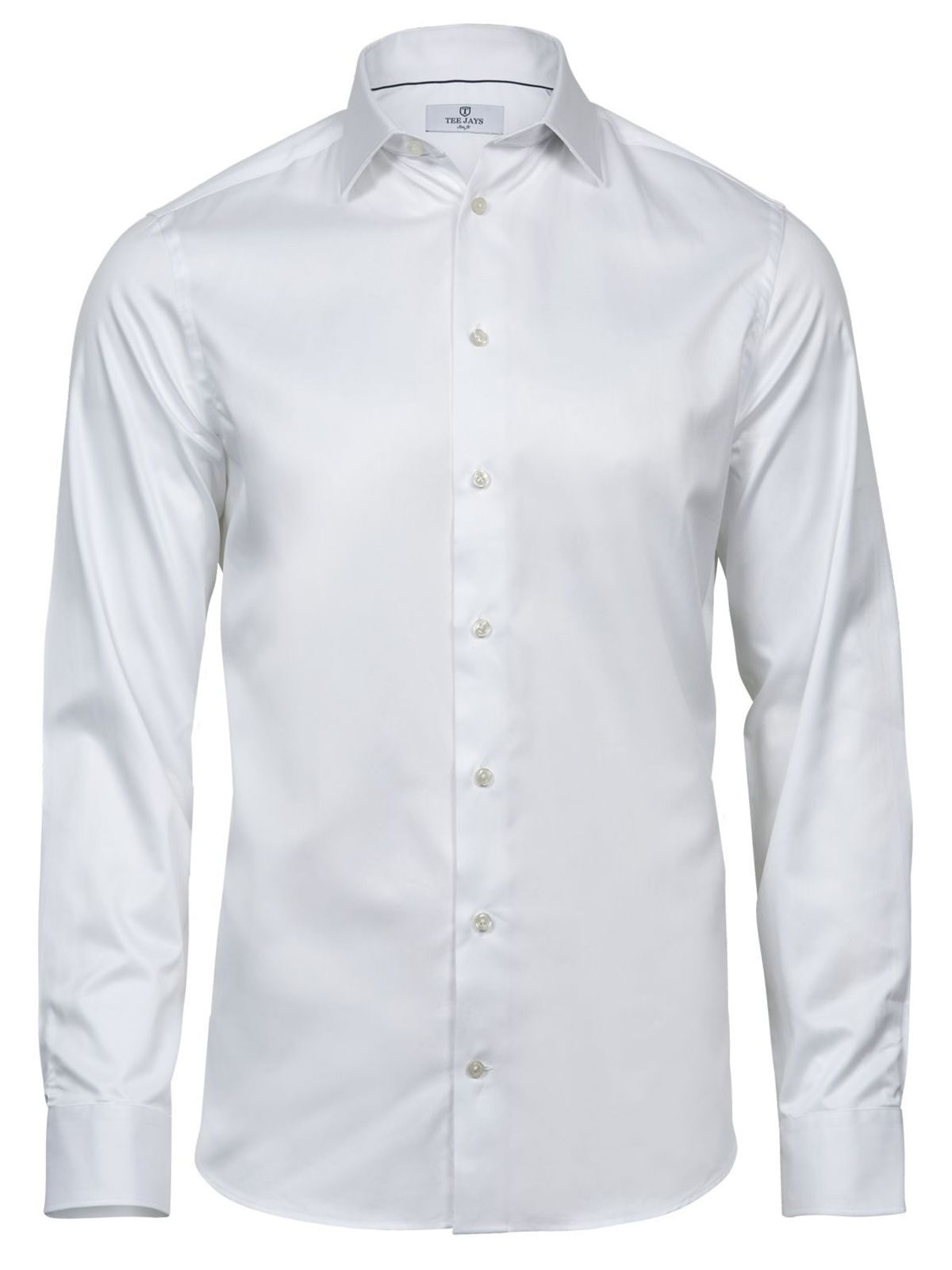 Luxury Shirt Slim Fit Herren Hemd / Bluse – Tee Jays – Farbe Weiß – individuell veredelbar