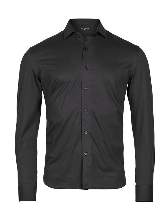 Active Stretch Shirt Damen Hemd / Bluse – Tee Jays – Farbe Schwarz – individuell veredelbar