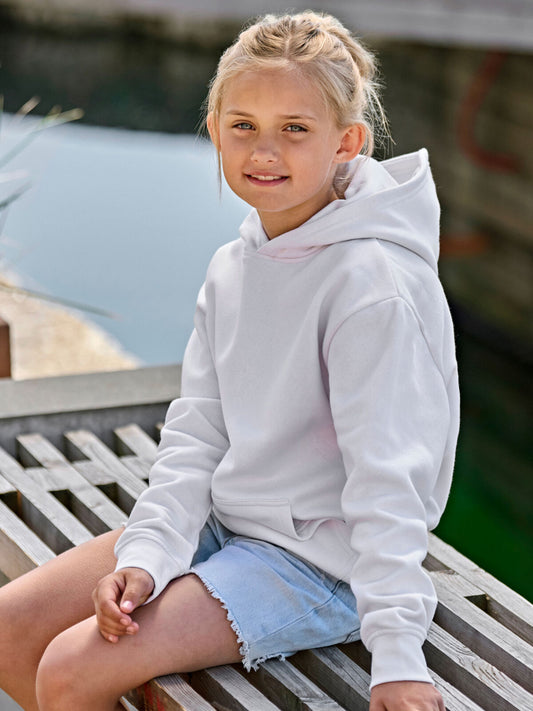 Junior Urban Hooded Sweatshirt Kinder Sweatshirt / Hoodie – Tee Jays – Farbe Heather Grey – individuell veredelbar