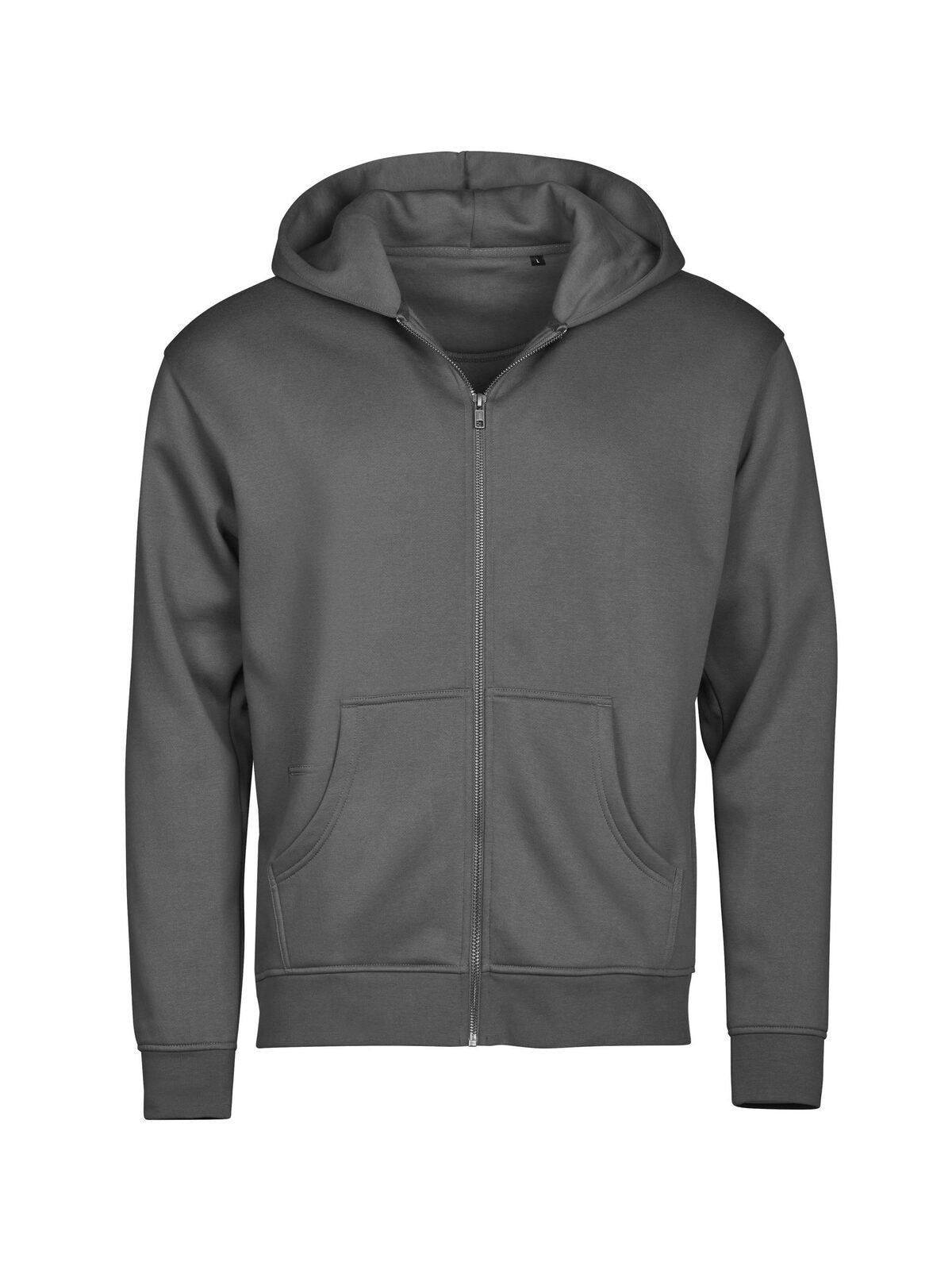 Urban Hooded Full Zip Sweatshirt Herren Sweatshirt / Hoodie – Tee Jays – Farbe Powder Grey – individuell veredelbar