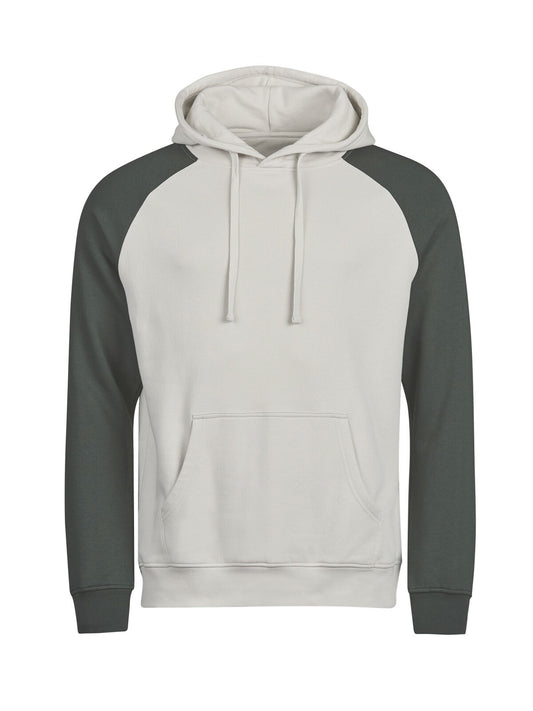 Urban Two-Tone Hooded Sweatshirt Herren Sweatshirt / Hoodie – Tee Jays – Farbe cement/dark green – individuell veredelbar