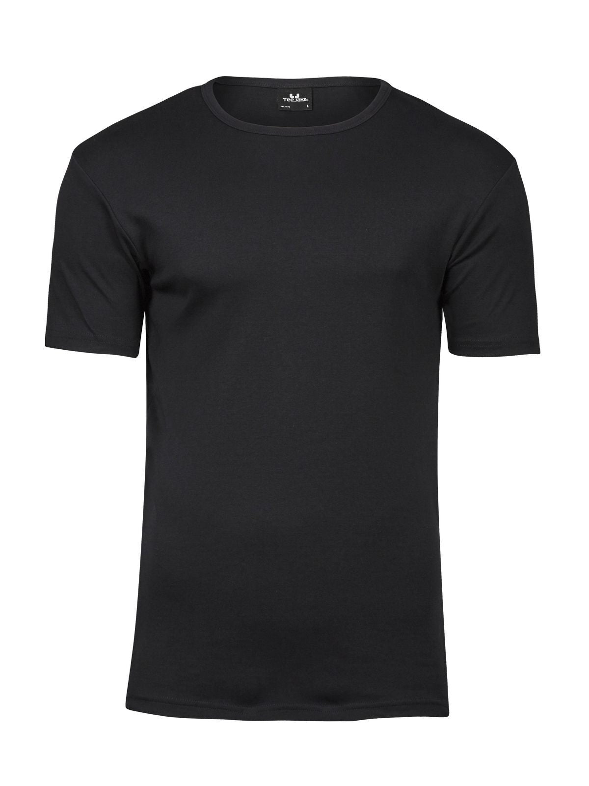 Interlock Tee Herren T-Shirt – Tee Jays – Farbe Schwarz – individuell veredelbar