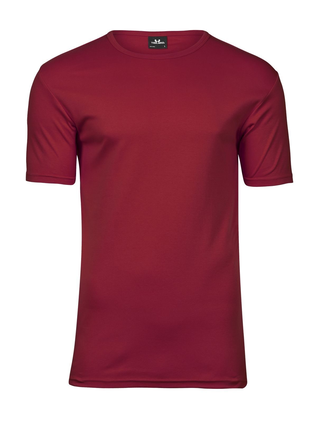 Interlock Tee Herren T-Shirt – Tee Jays – Farbe Deep Red – individuell veredelbar