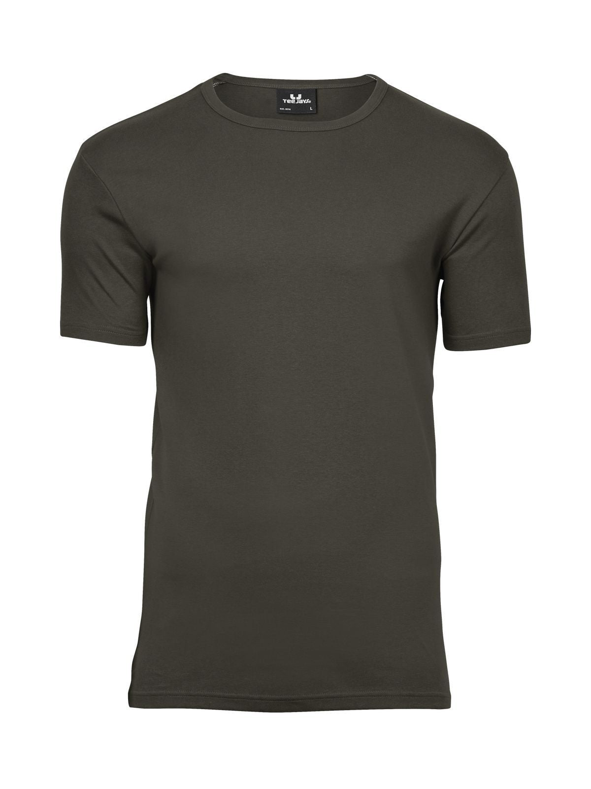 Interlock Tee Herren T-Shirt – Tee Jays – Farbe Dark Olive – individuell veredelbar