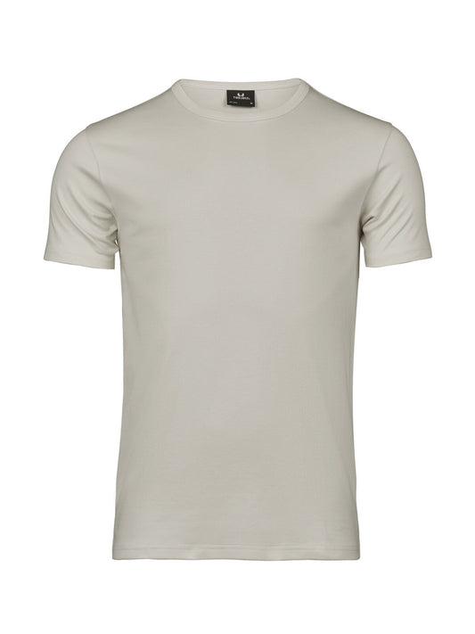 Interlock Tee Herren T-Shirt – Tee Jays – Farbe cement – individuell veredelbar