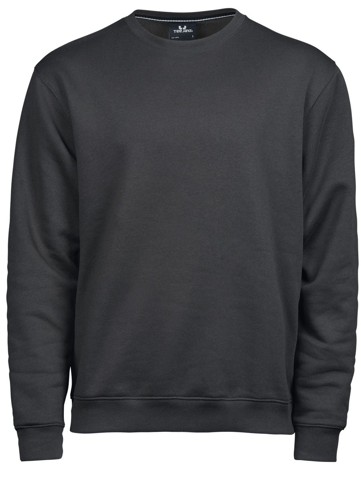Unisex heavy sweatshirt Herren Sweatshirt / Hoodie – Tee Jays – Farbe Dunkelgrau – individuell veredelbar