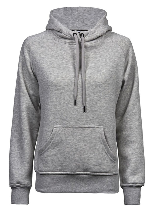 hooded sweatshirt Damen Sweatshirt / Hoodie – Tee Jays – Farbe Heather Grey – individuell veredelbar