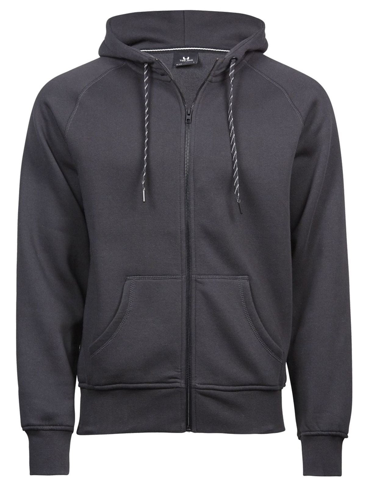 Fashion Full Zip Hood Herren Sweatshirt / Hoodie – Tee Jays – Farbe Dunkelgrau – individuell veredelbar
