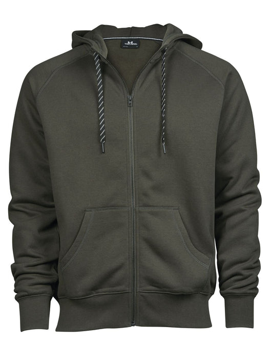 Fashion Full Zip Hood Herren Sweatshirt / Hoodie – Tee Jays – Farbe Deep Green – individuell veredelbar