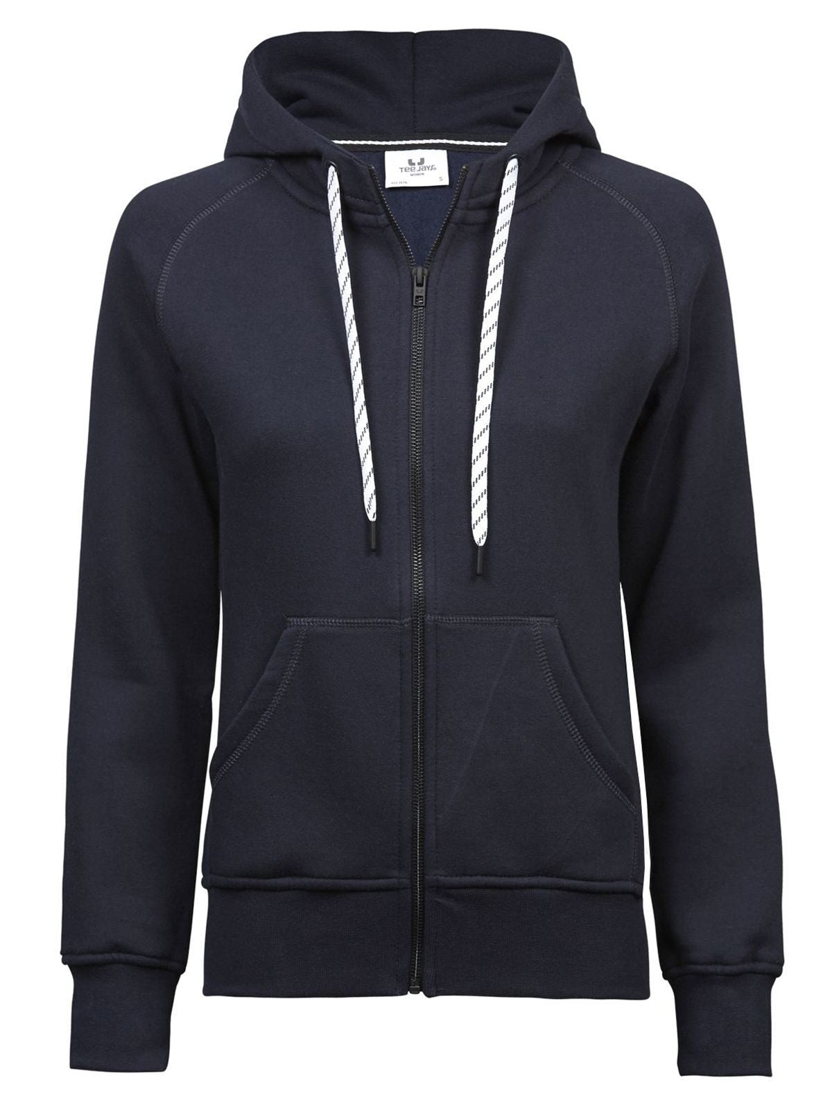Fashion Full Zip Hood Damen Sweatshirt / Hoodie – Tee Jays – Farbe Navy – individuell veredelbar