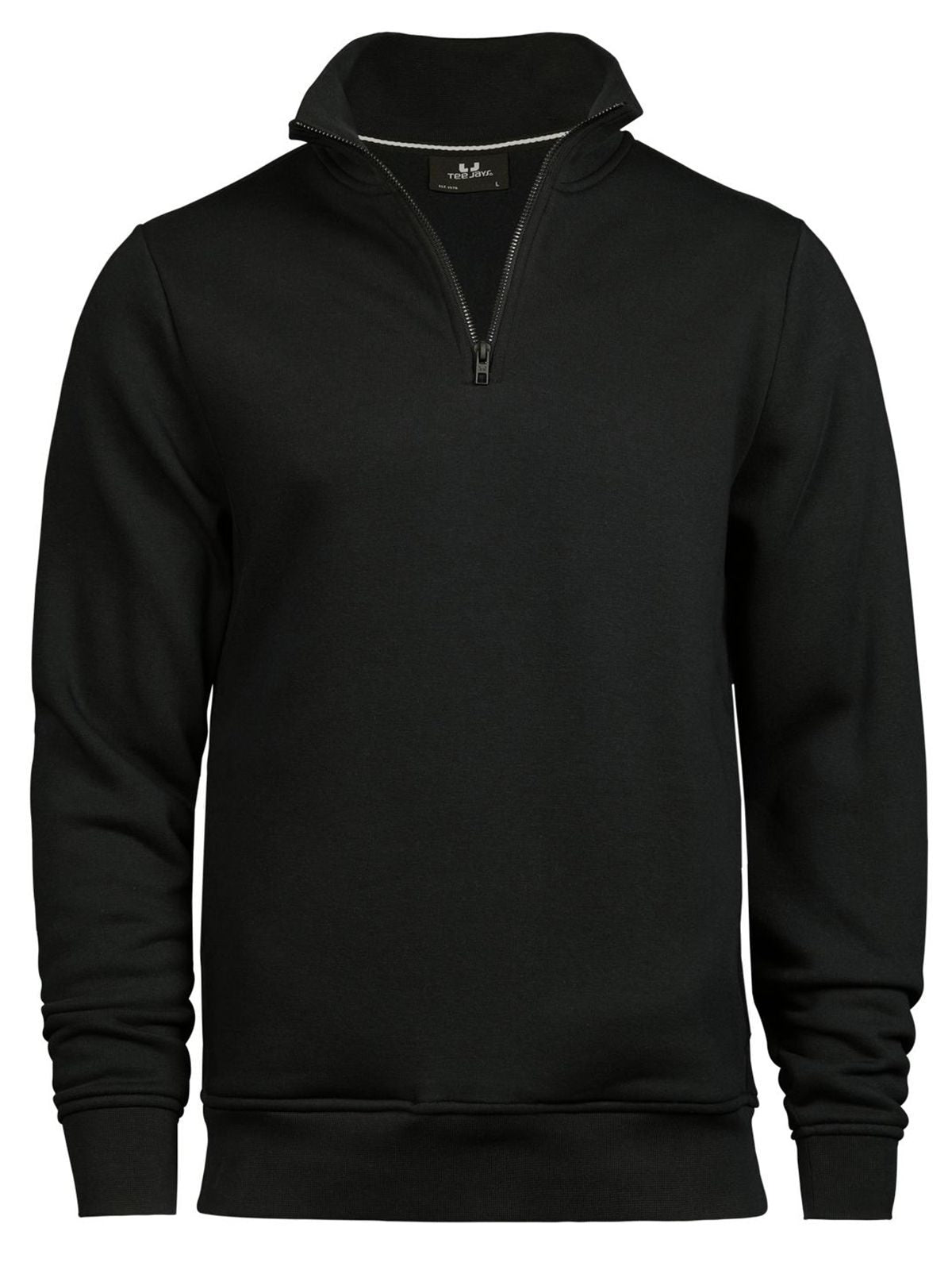 Halfzip Sweatshirt Sweatshirt / Hoodie – Tee Jays – Farbe Schwarz – individuell veredelbar