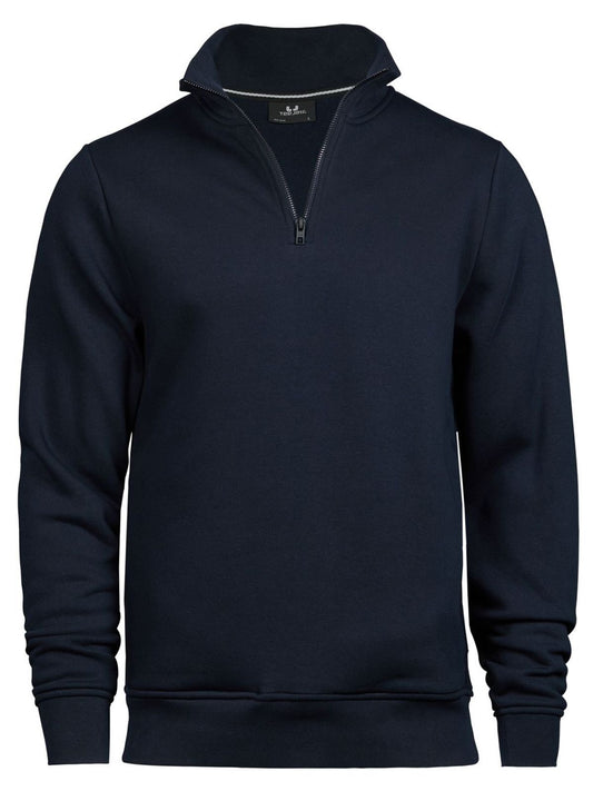 Halfzip Sweatshirt Sweatshirt / Hoodie – Tee Jays – Farbe Navy – individuell veredelbar