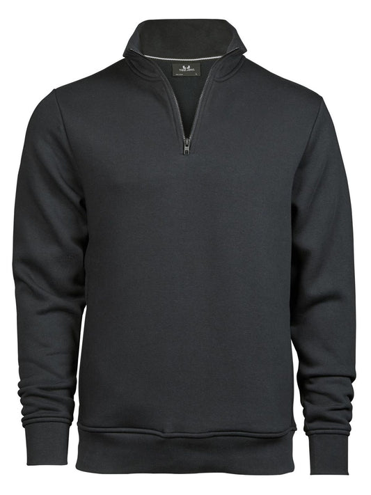 Halfzip Sweatshirt Sweatshirt / Hoodie – Tee Jays – Farbe Dunkelgrau – individuell veredelbar