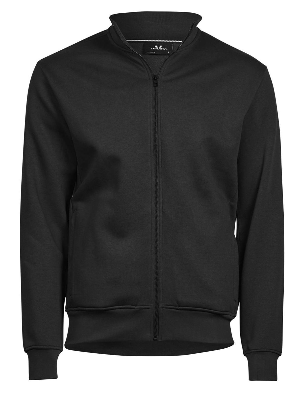 Full Zip Cardigan Herren Sweatshirt / Hoodie – Tee Jays – Farbe Schwarz – individuell veredelbar