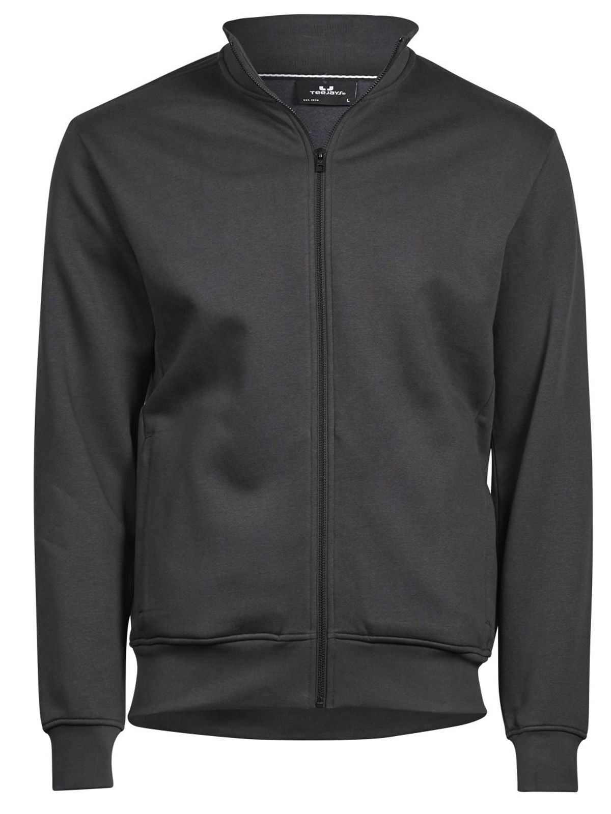 Full Zip Cardigan Herren Sweatshirt / Hoodie – Tee Jays – Farbe Dunkelgrau – individuell veredelbar
