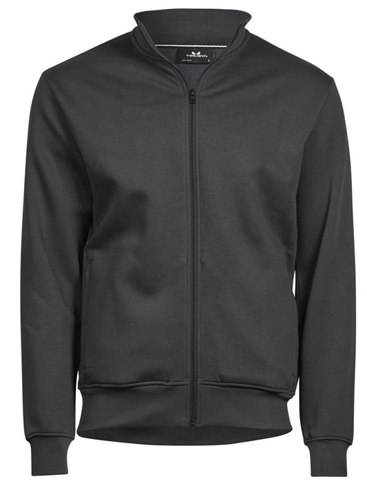 Full Zip Cardigan Herren Sweatshirt / Hoodie – Tee Jays – Farbe Dunkelgrau – individuell veredelbar